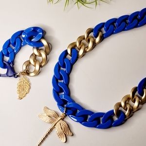 Necklace and bracelet set